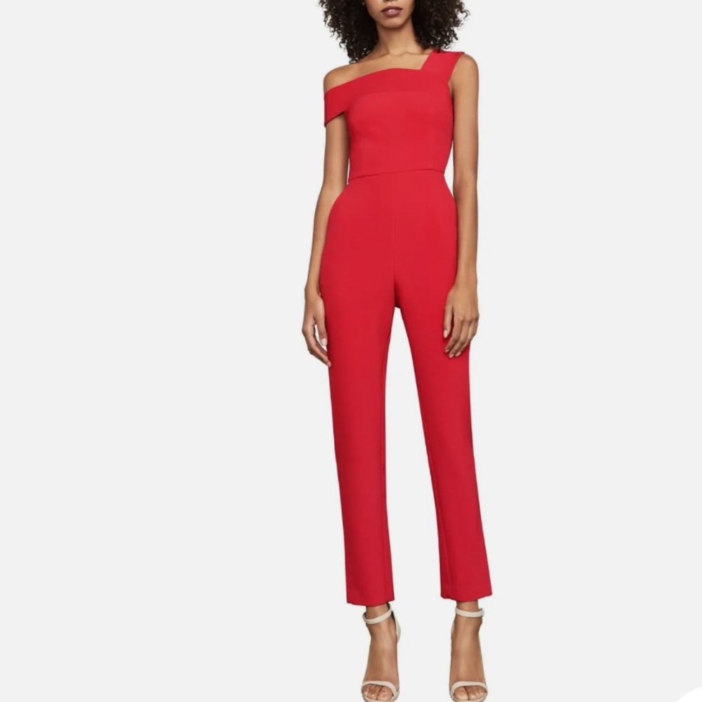 BCBG Red Haida Jumpsuit